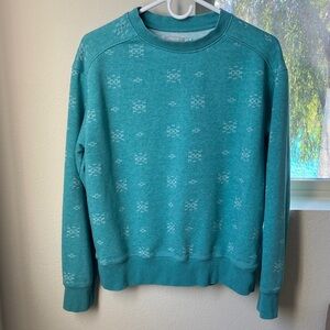 Prana Turquoise‎ Sweatshirt
